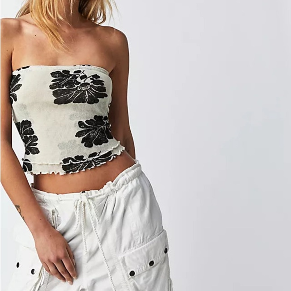NWOT Free Floral Tube Top Size Small